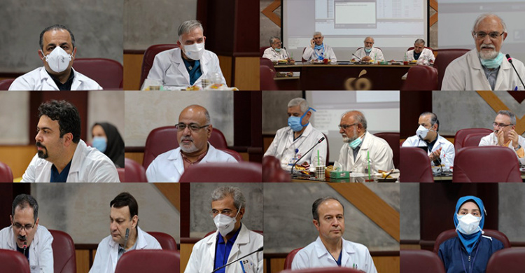 جلسه کمیته مورتالیتی در مرکز قلب و عروق شهید رجایی در ۲۶ اردیبهشت ۱۴۰۱